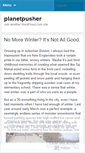 Mobile Screenshot of planetpusher.wordpress.com