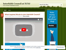 Tablet Screenshot of interfaithcounciltcnj.wordpress.com