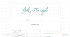 Desktop Screenshot of leslynttungol.wordpress.com