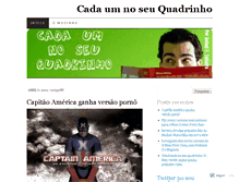 Tablet Screenshot of cadaumnoseuquadrinho.wordpress.com