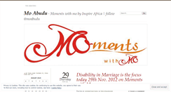 Desktop Screenshot of momentswithmo.wordpress.com