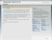 Tablet Screenshot of alejandrosanzesreputo.wordpress.com