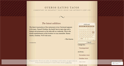 Desktop Screenshot of gueroseatingtacos.wordpress.com