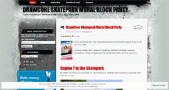 Desktop Screenshot of drawcoreblockparty.wordpress.com