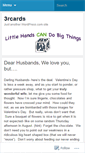 Mobile Screenshot of 3rcards.wordpress.com