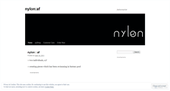 Desktop Screenshot of nylonaf.wordpress.com