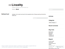 Tablet Screenshot of linzality.wordpress.com