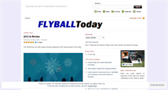 Desktop Screenshot of flyballtoday.wordpress.com