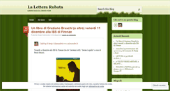 Desktop Screenshot of laletterarubata.wordpress.com