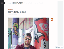 Tablet Screenshot of europaaqui.wordpress.com