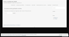 Desktop Screenshot of maxlampenscherf.wordpress.com