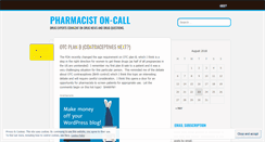 Desktop Screenshot of pharmacyexperts.wordpress.com