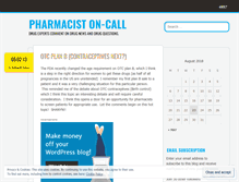 Tablet Screenshot of pharmacyexperts.wordpress.com