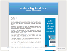 Tablet Screenshot of modernbigband.wordpress.com