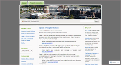 Desktop Screenshot of cchsimresidency.wordpress.com