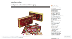 Desktop Screenshot of huhinteresting.wordpress.com