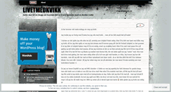 Desktop Screenshot of livetmedkvikk.wordpress.com