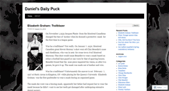 Desktop Screenshot of dailypuck.wordpress.com