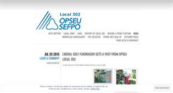 Desktop Screenshot of opseu302.wordpress.com