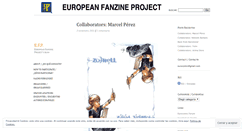 Desktop Screenshot of europeanfanzineproject.wordpress.com