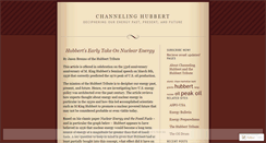Desktop Screenshot of mkinghubbert.wordpress.com