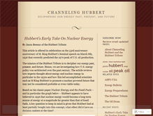 Tablet Screenshot of mkinghubbert.wordpress.com