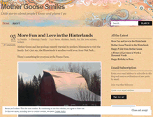 Tablet Screenshot of mothergoosesmiles.wordpress.com