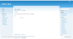 Desktop Screenshot of duffydufferscom.wordpress.com