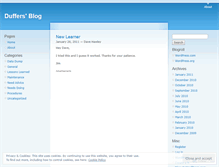 Tablet Screenshot of duffydufferscom.wordpress.com