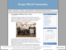 Tablet Screenshot of grupopacapmadrid.wordpress.com
