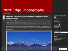 Tablet Screenshot of nextedgephotography.wordpress.com