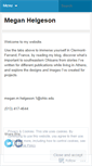 Mobile Screenshot of meganhelgeson.wordpress.com