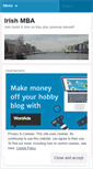 Mobile Screenshot of irishmba.wordpress.com