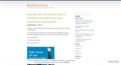Desktop Screenshot of moremoneytoday.wordpress.com