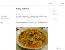 Tablet Screenshot of culinarycollective.wordpress.com