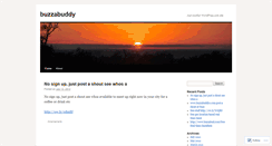 Desktop Screenshot of buzzabudcom.wordpress.com