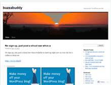 Tablet Screenshot of buzzabudcom.wordpress.com