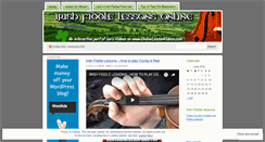 Desktop Screenshot of irishfiddle.wordpress.com