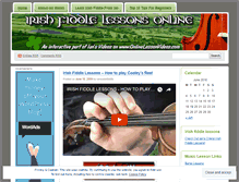 Tablet Screenshot of irishfiddle.wordpress.com