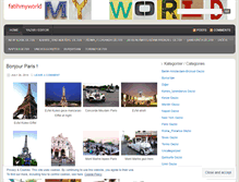 Tablet Screenshot of fatihmyworld.wordpress.com