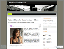 Tablet Screenshot of leatherstuddedkisses.wordpress.com