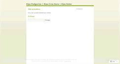 Desktop Screenshot of kipspodgorica.wordpress.com