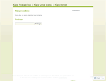 Tablet Screenshot of kipspodgorica.wordpress.com