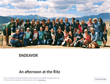 Tablet Screenshot of endeavorladies.wordpress.com