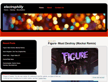 Tablet Screenshot of electrophilly.wordpress.com