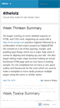 Mobile Screenshot of 4thelolz.wordpress.com