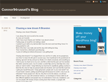 Tablet Screenshot of connor94russell.wordpress.com