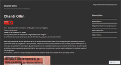 Desktop Screenshot of chantiollin.wordpress.com