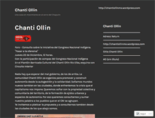 Tablet Screenshot of chantiollin.wordpress.com