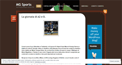 Desktop Screenshot of mgsportsitaly.wordpress.com